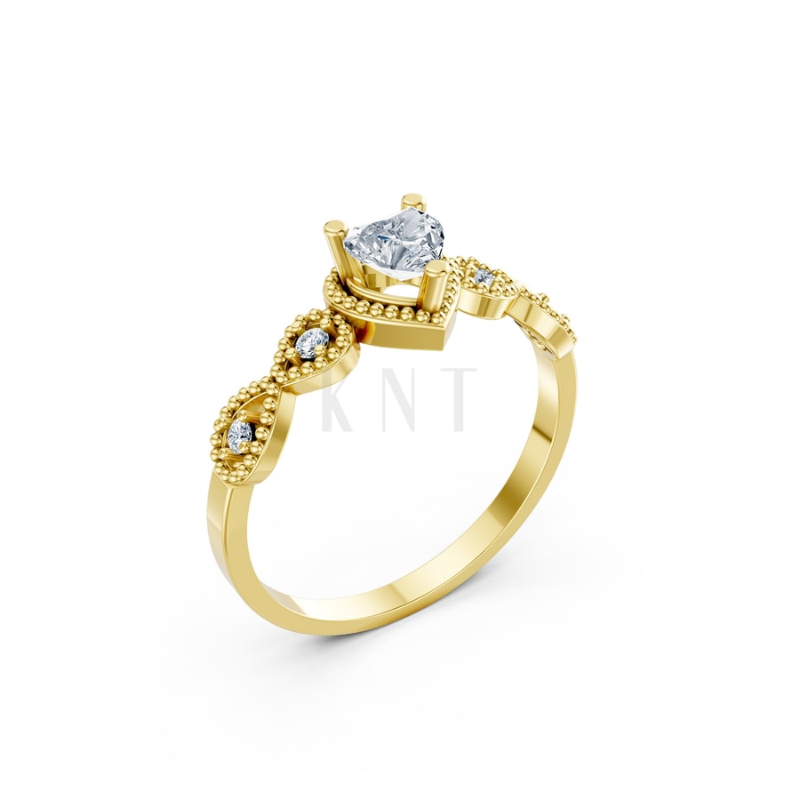 Nhẫn Nữ EURO Style RNN7 Vàng Gold thiết kế tinh tế, sang trọng