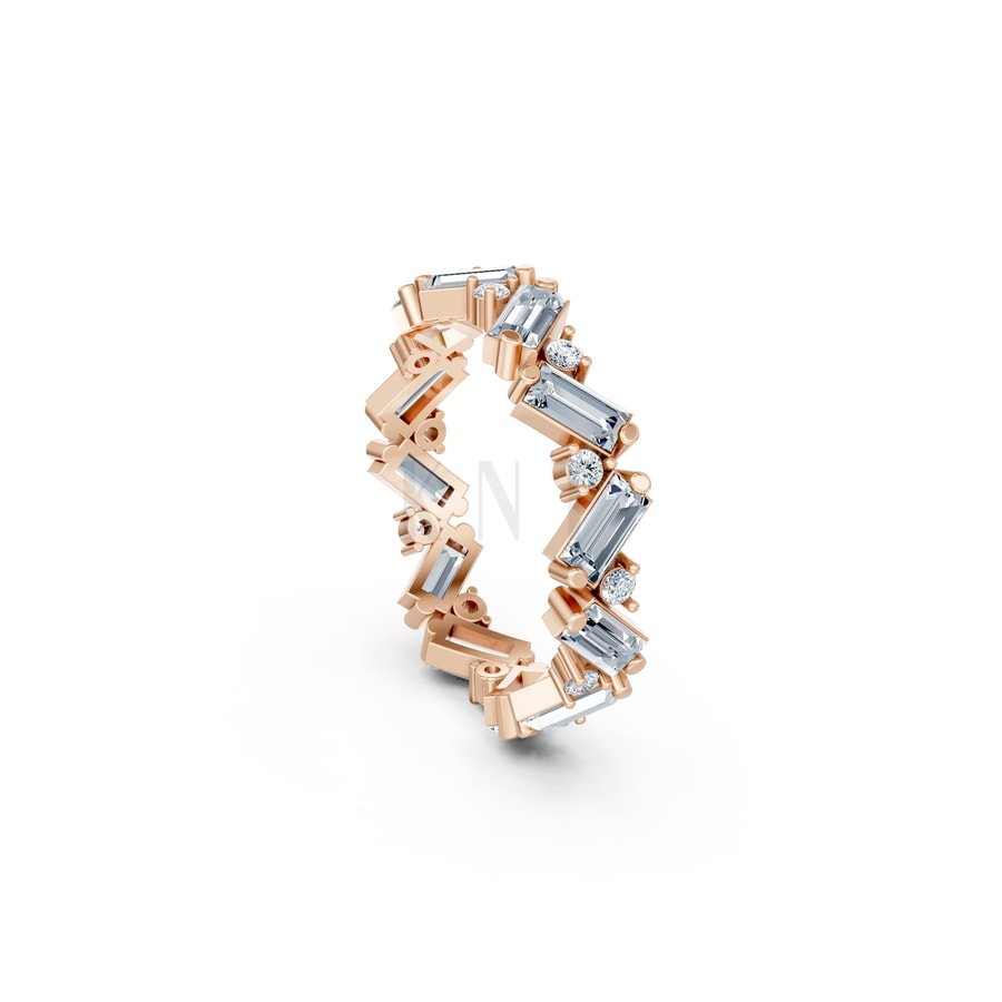 Nhẫn Vĩnh Cửu- RNN68 vàng hồng Rose Gold vàng đẹp, kiểu dáng trẻ trung, độc đáo