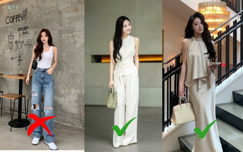 Những trang phục nên/không nên diện đi cưới