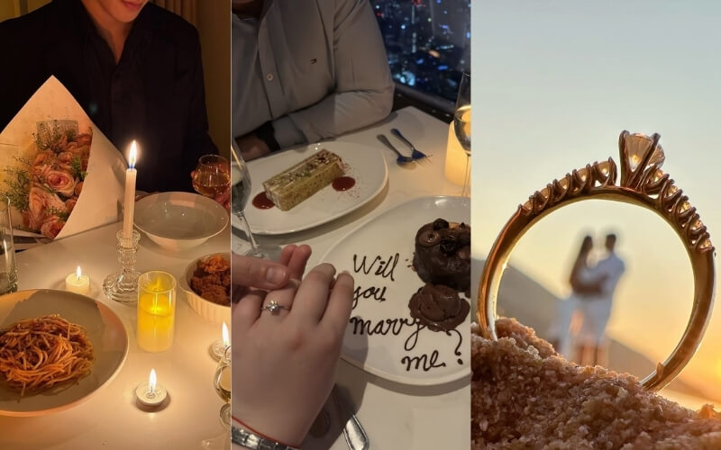 3 phong cách địa điểm để cầu hôn