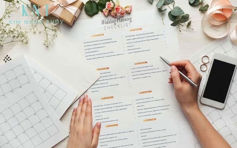 Chuẩn bị kế hoạch ngày cưới