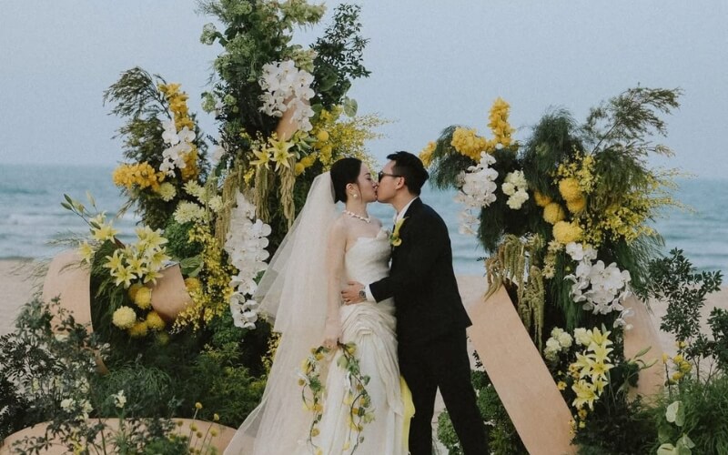 Mùa thu miền Bắc là thời điểm lý tưởng để tổ chức đám cưới ngoài trời