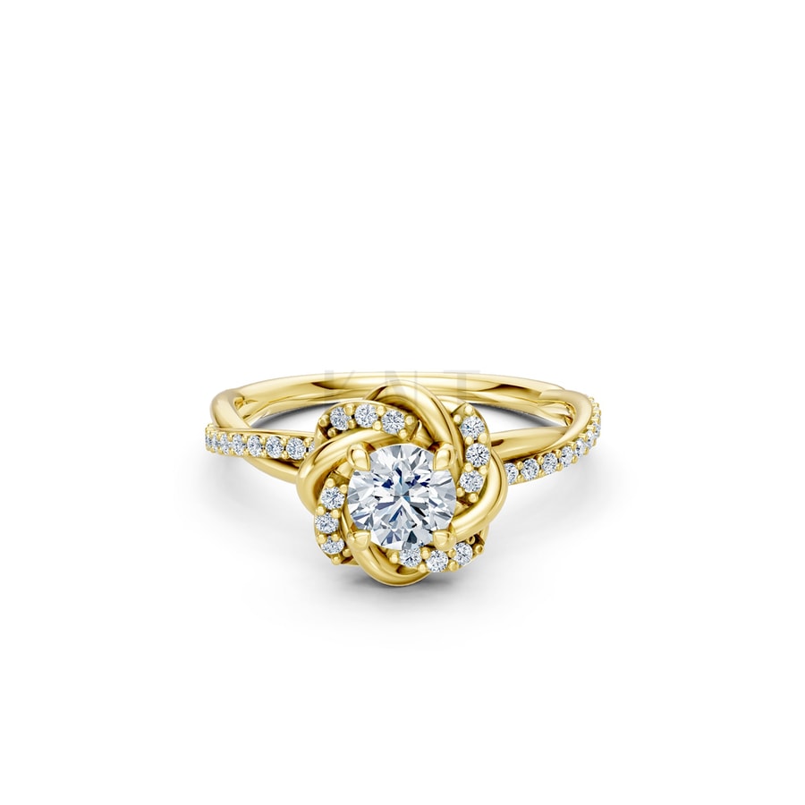 Nhẫn đính hôn R446 – SEOUL Vàng Gold thiết kế phá cách, sang trọng