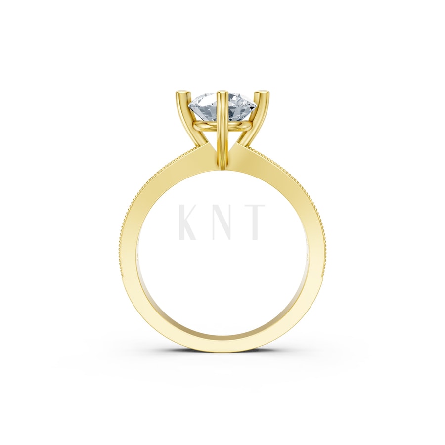 Nhẫn đính hôn đá Moissanite RM10 – ARDEN Vàng Gold vàng 10K/14K/18K/607 cao cấp, thanh lịch