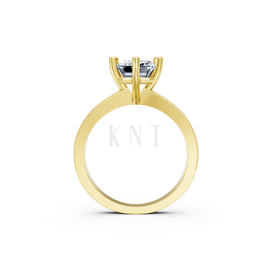 Nhẫn đính hôn đá Moissanite RM11 – ARABELLA Vàng Gold vàng 10K/14K/18K/607 cao cấp, thanh lịch