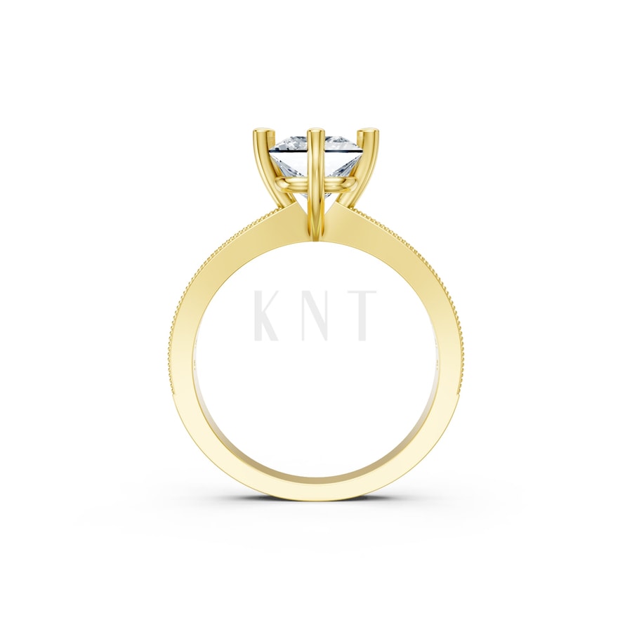 Nhẫn đính hôn đá Moissanite RM12 – ARYA Vàng Gold thiết kế phá cách, sang trọng