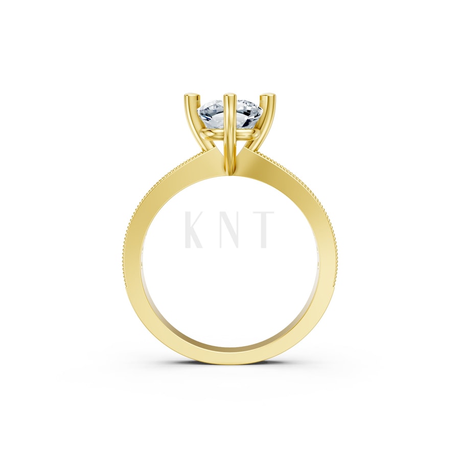 Nhẫn đính hôn đá Moissanite RM13 – ARIYA Vàng Gold vàng 10K/14K/18K/607 cao cấp, thanh lịch