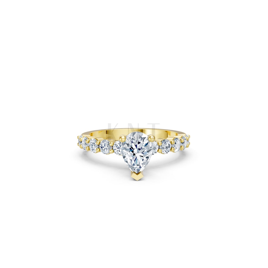 Nhẫn đính hôn đá Moissanite RM26 – AMALIA Vàng Gold thiết kế tinh xảo, độc đáo