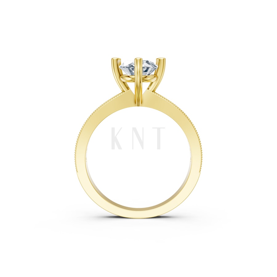 Nhẫn đính hôn đá Moissanite RM9 – ARIN Vàng Gold vàng 10K/14K/18K/607 cao cấp, thanh lịch