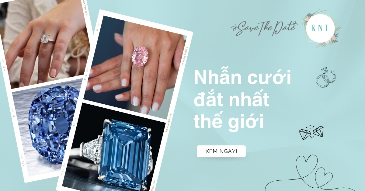 Khám phá những chiếc nhẫn cưới đắt nhất thế giới
