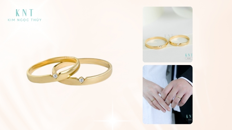 Nhẫn cưới H24