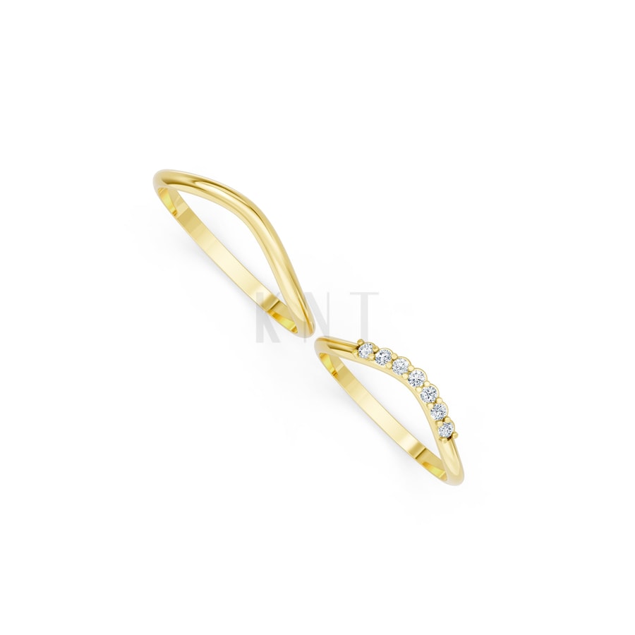 Nhẫn cưới H101 Vàng Gold vàng 10K/14K/18K/607 cao cấp, thanh lịch