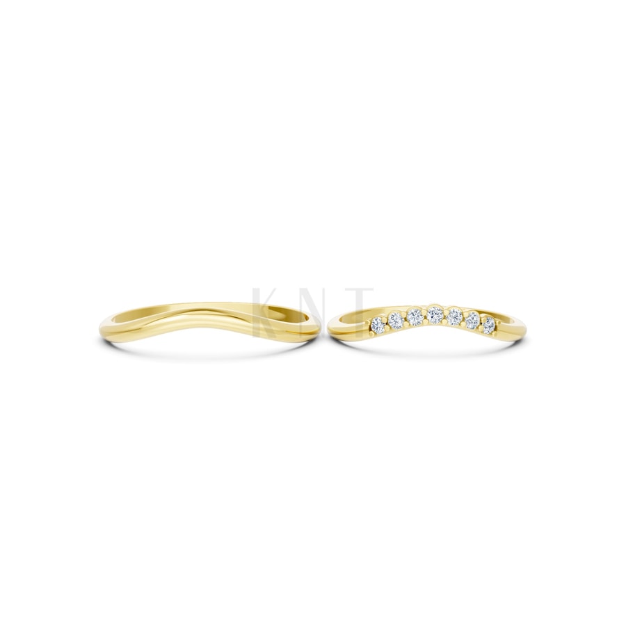 Nhẫn cưới H101 Vàng Gold thiết kế tinh xảo, độc đáo