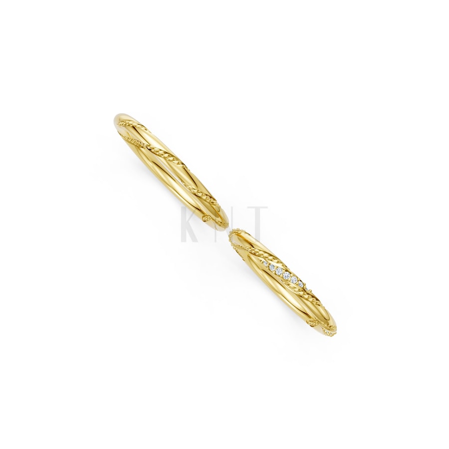 Nhẫn cưới H69 Vàng Gold thiết kế tinh xảo, độc đáo