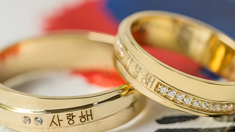 Nhẫn Cưới Collab Korea CL40 
