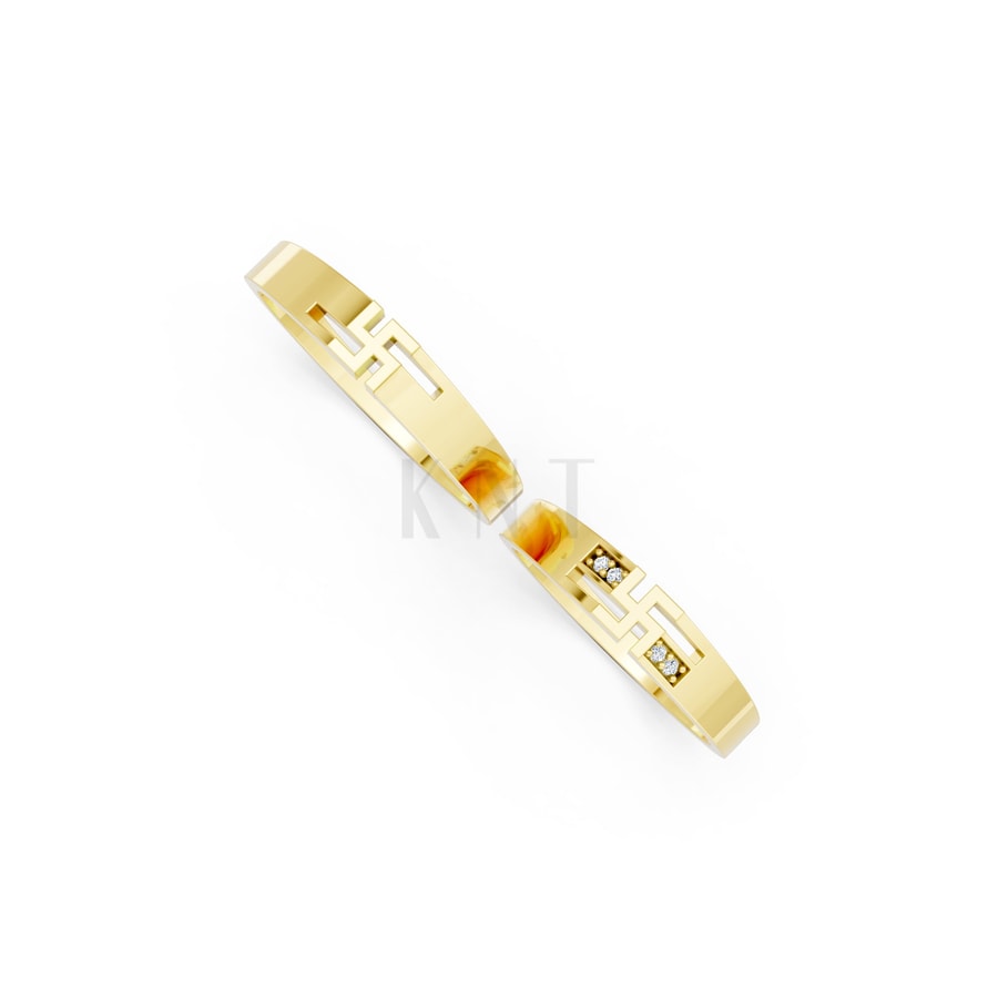 Nhẫn cưới S222 Vàng Gold thiết kế phá cách, sang trọng