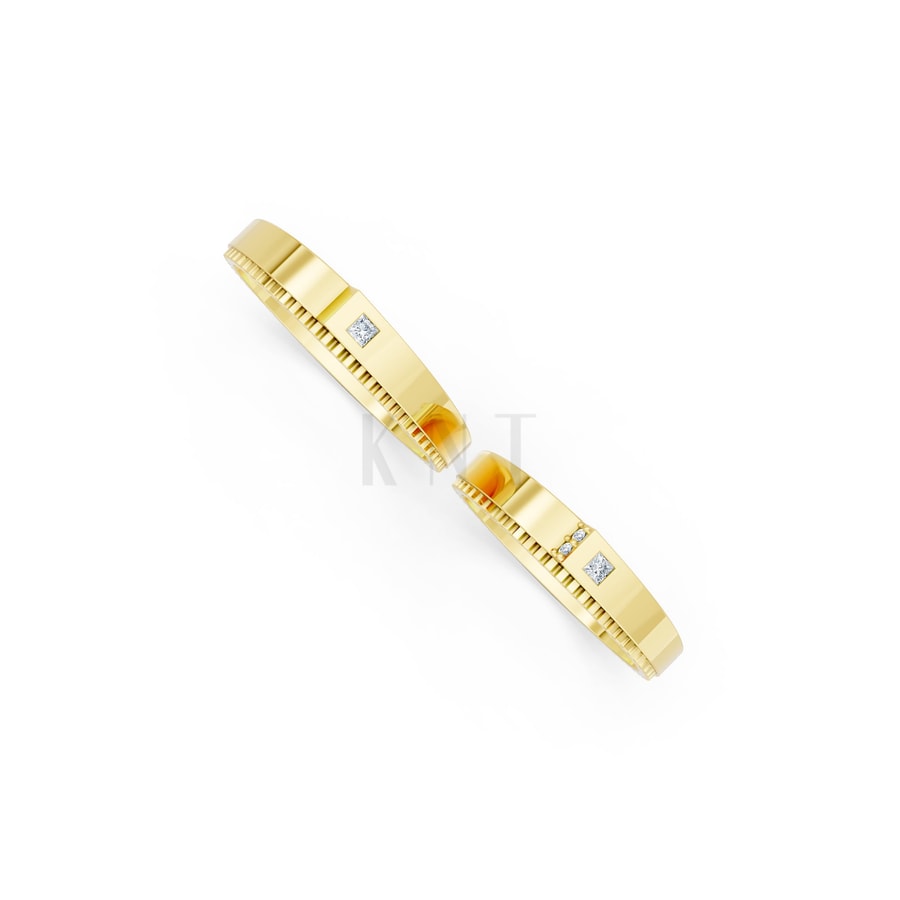 Nhẫn cưới S226 Vàng Gold vàng 10K/14K/18K/607 cao cấp, thanh lịch