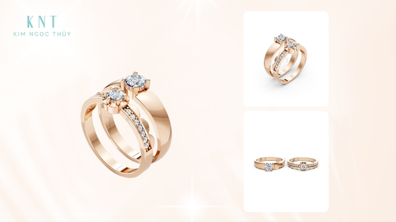 Nhẫn cưới A142