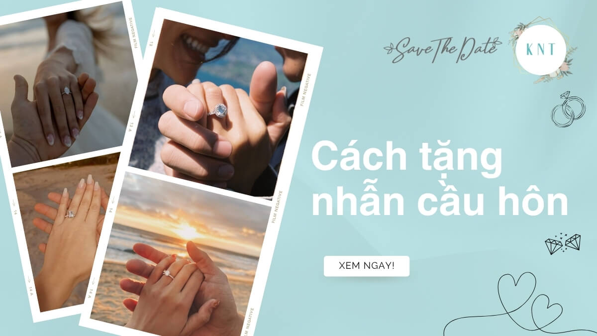 Cách tặng nhẫn cầu hôn