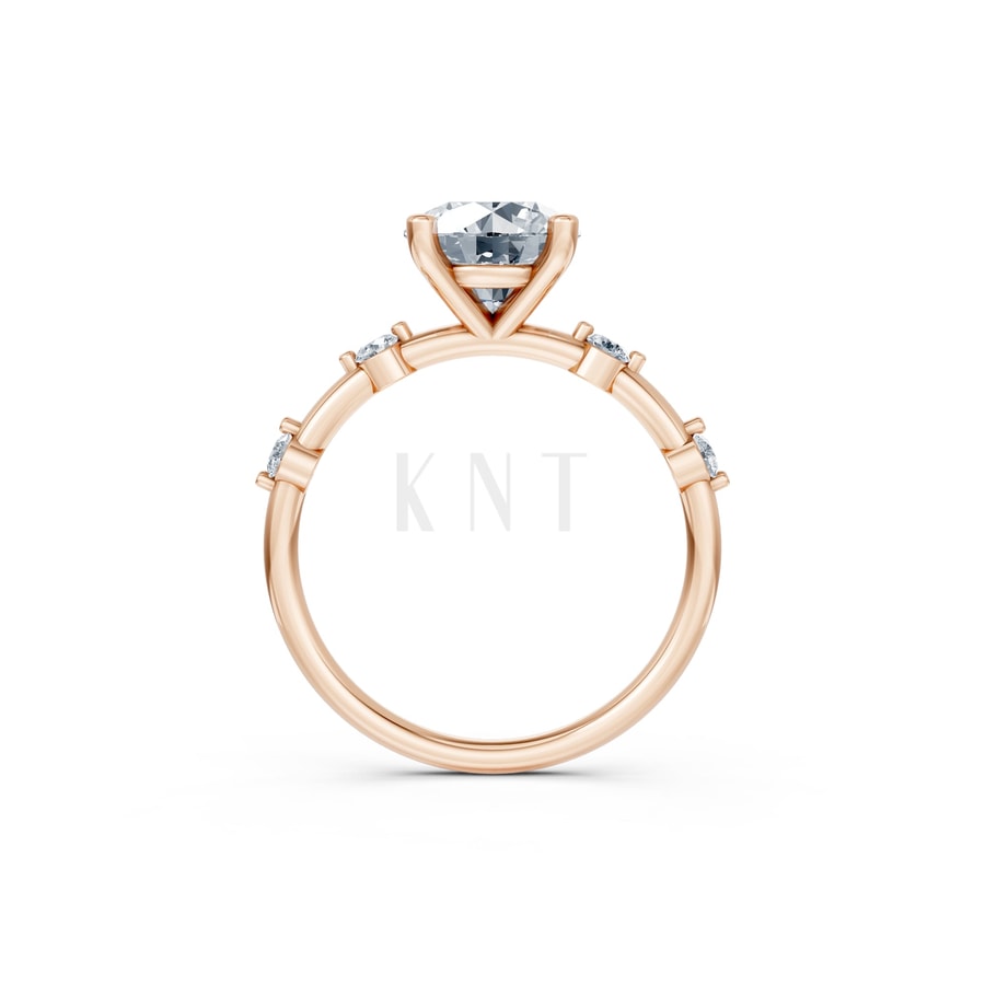 NHẪN NỮ AMERICAN STYLE – RNN51 vàng hồng Rose Gold phong cách trẻ trung, nổi bật