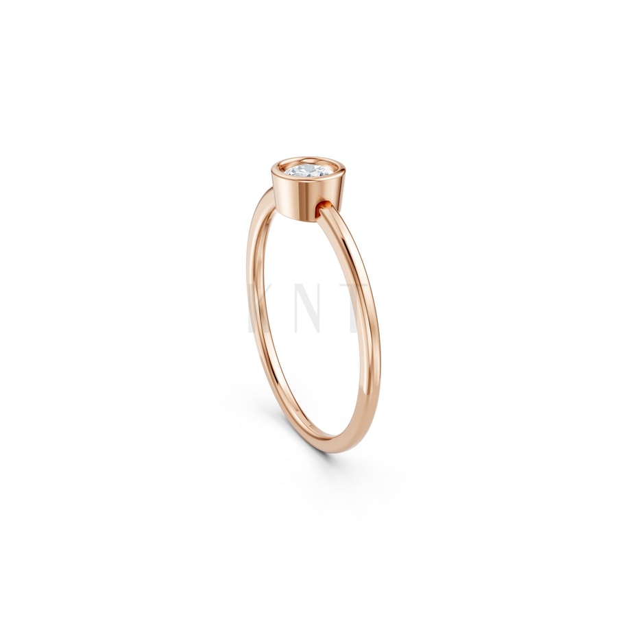 Nhẫn Nữ EURO Style RNN13 vàng hồng Rose Gold phong cách trẻ trung, nổi bật