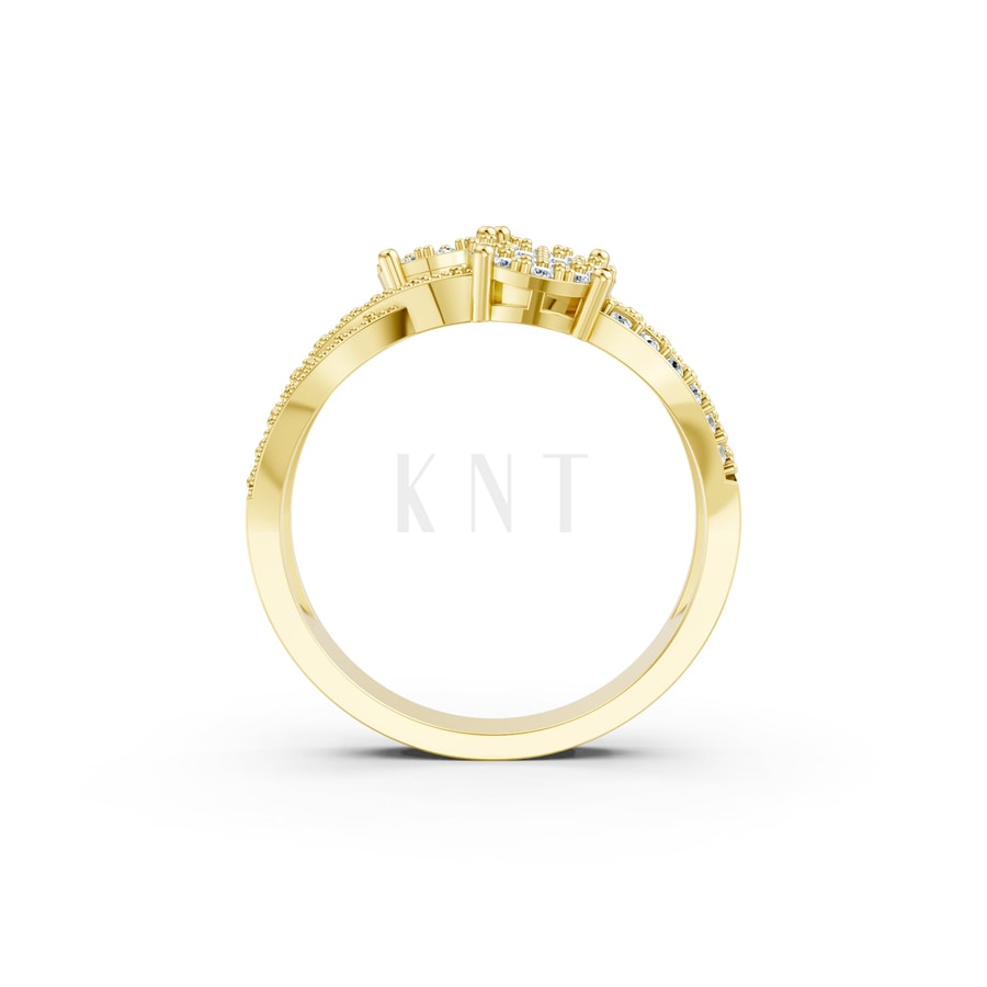 NHẪN NỮ EURO STYLE – RNN32 Vàng Gold vàng 10K/14K/18K/607 cao cấp, thanh lịch