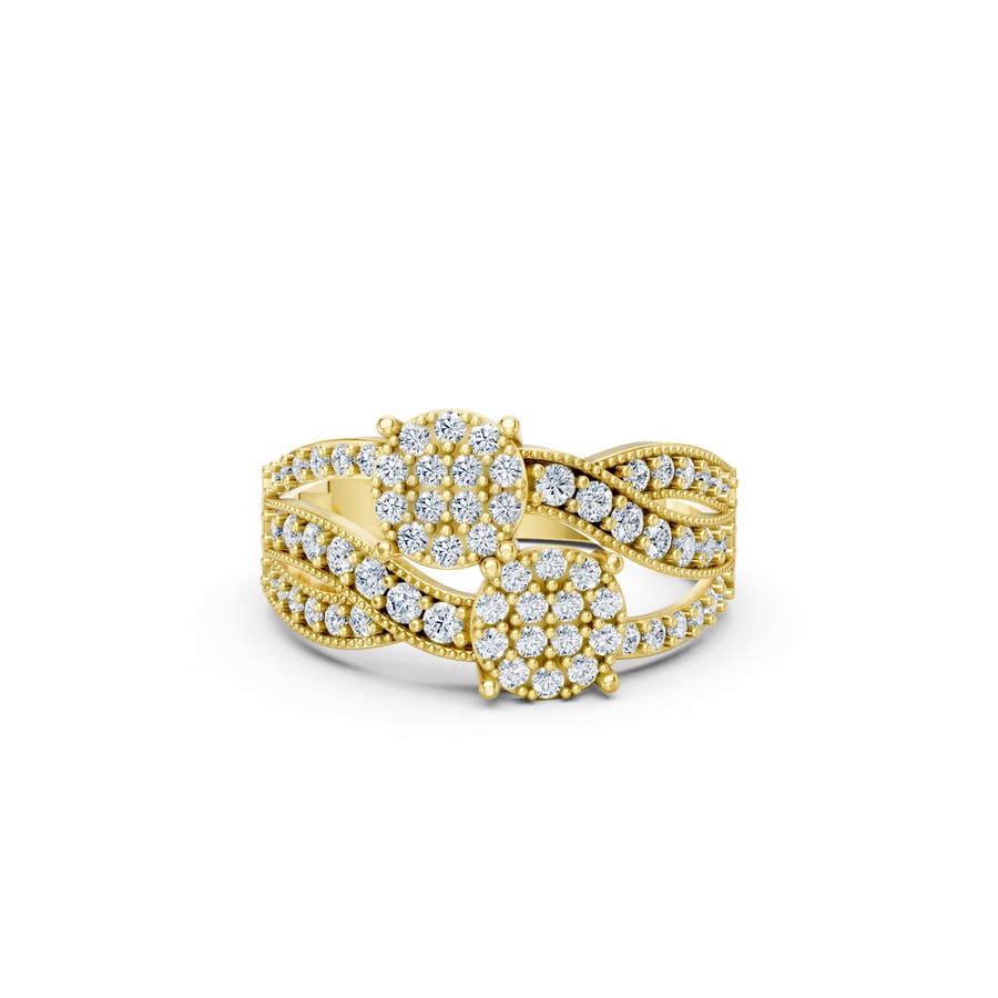 NHẪN NỮ EURO STYLE – RNN32 Vàng Gold thiết kế tinh xảo, độc đáo