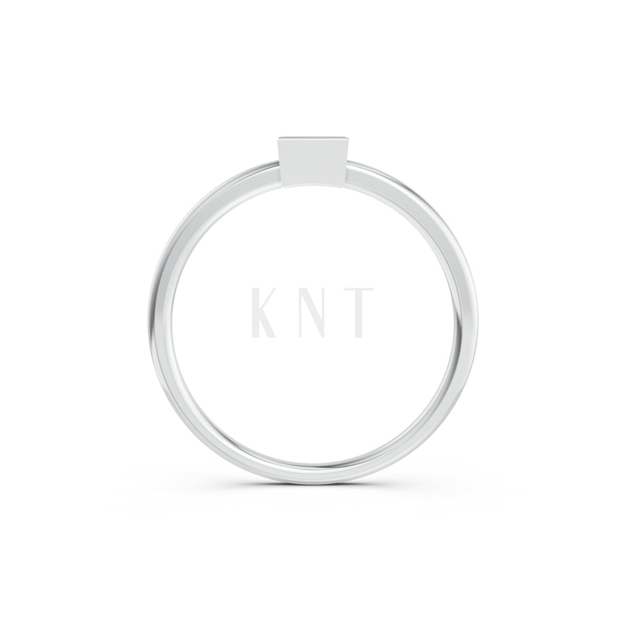 NHẪN NỮ EURO STYLE – RN111 vàng trắng White Gold vàng sáng, đường nét sắc sảo, tinh tế