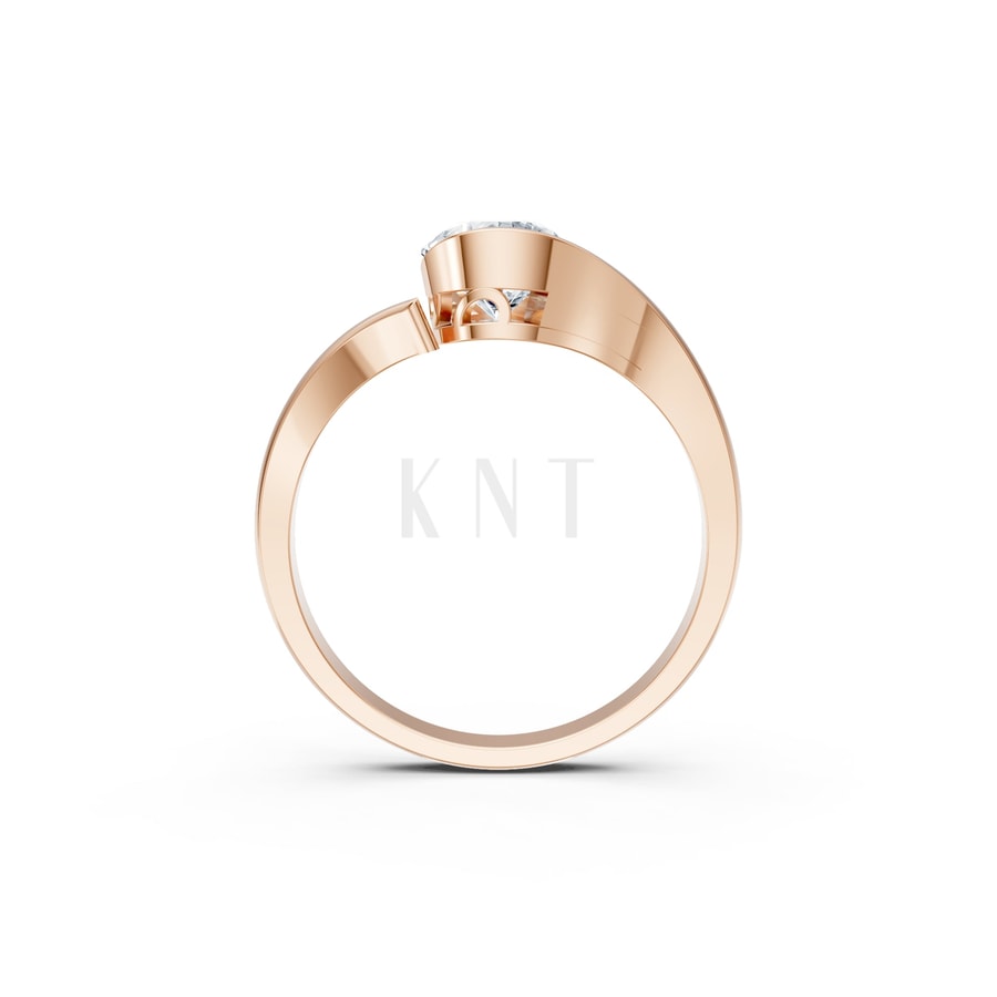 Nhẫn Nữ EURO Style RNN35 vàng hồng Rose Gold phong cách trẻ trung, nổi bật