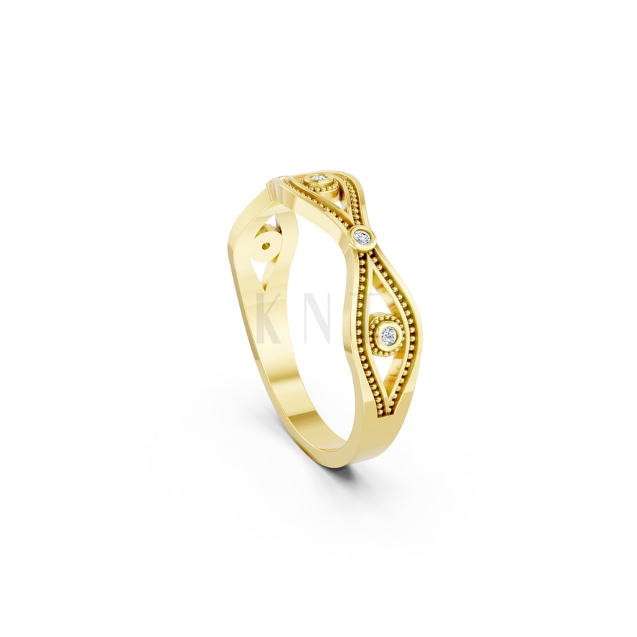 NHẪN NỮ EURO STYLE – RNN36 Vàng Gold vàng 10K/14K/18K/607 cao cấp, thanh lịch