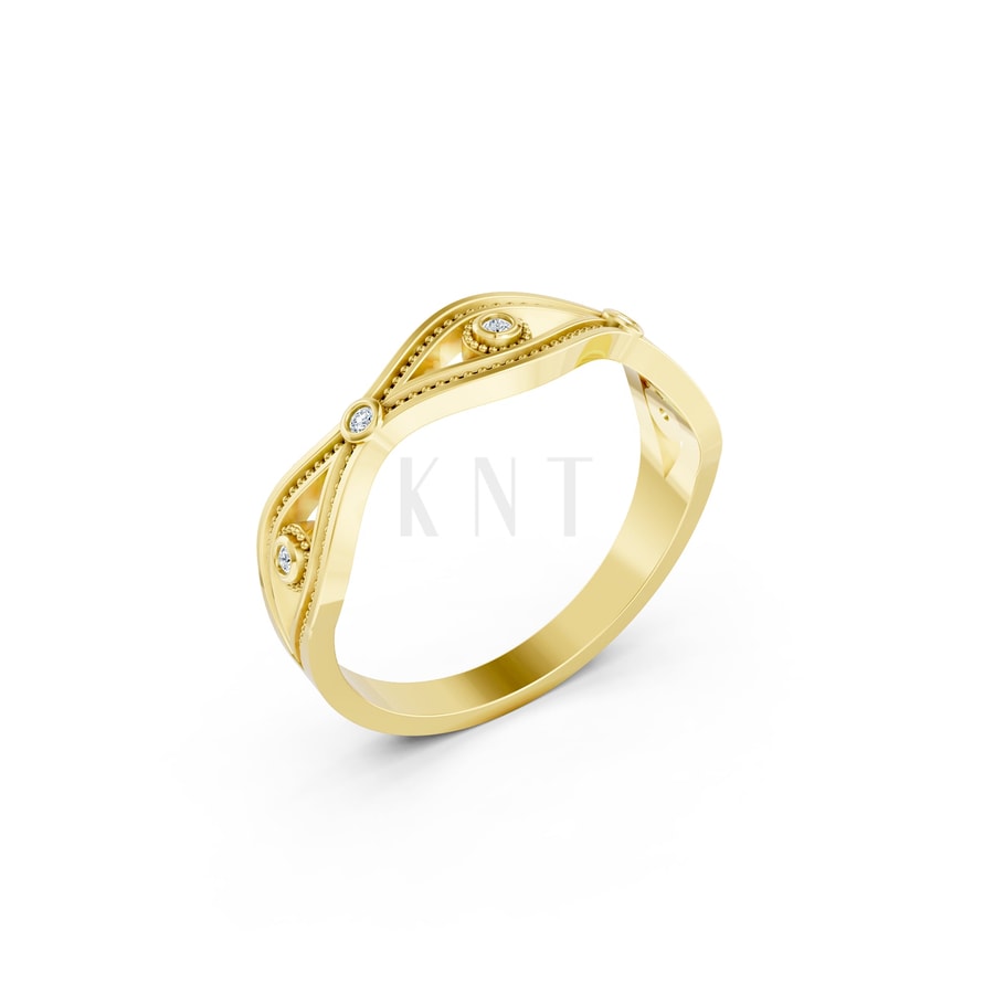 NHẪN NỮ EURO STYLE – RNN36 Vàng Gold thiết kế tinh tế, sang trọng