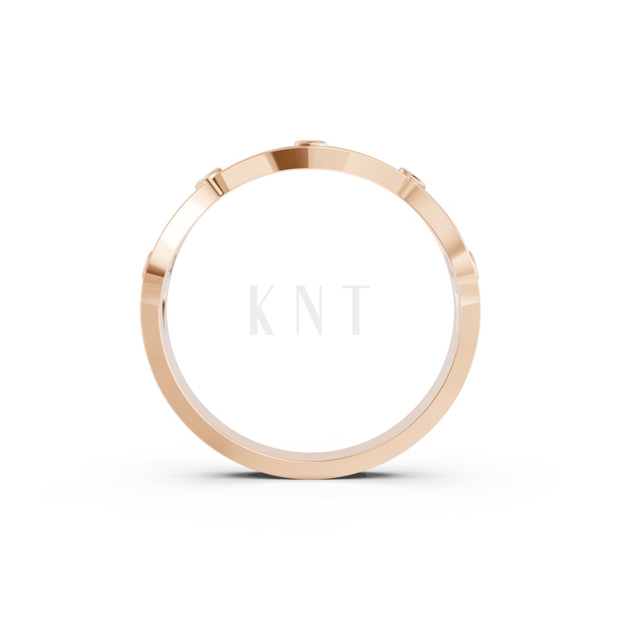 NHẪN NỮ EURO STYLE – RNN36 vàng hồng Rose Gold vàng đẹp, kiểu dáng trẻ trung, độc đáo