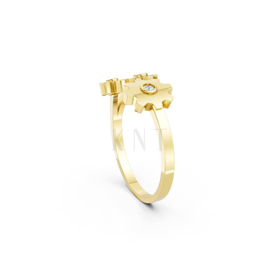 Nhẫn Nữ EURO Style – RNN43 Vàng Gold vàng 10K/14K/18K/607 cao cấp, thanh lịch