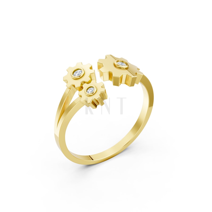 Nhẫn Nữ EURO Style – RNN43 Vàng Gold thiết kế tinh tế, sang trọng