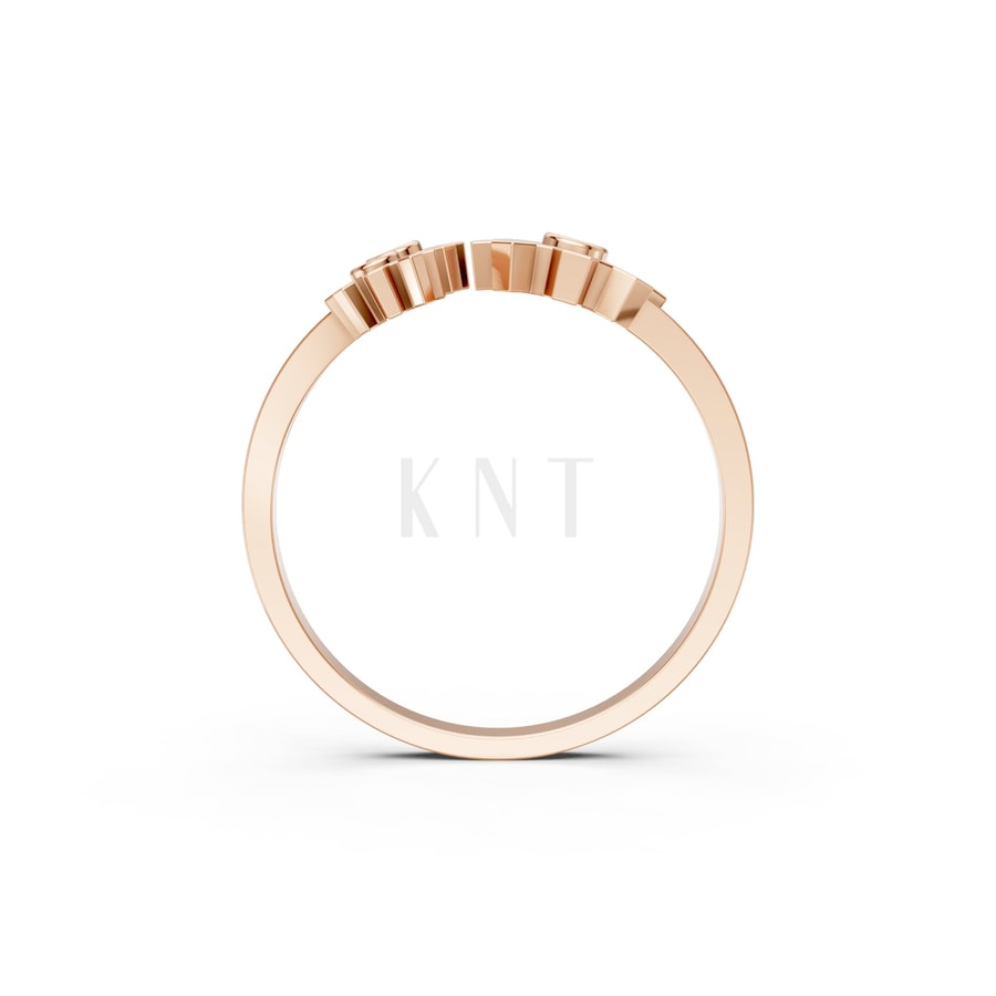 Nhẫn Nữ EURO Style – RNN43 vàng hồng Rose Gold vàng đẹp, kiểu dáng trẻ trung, độc đáo