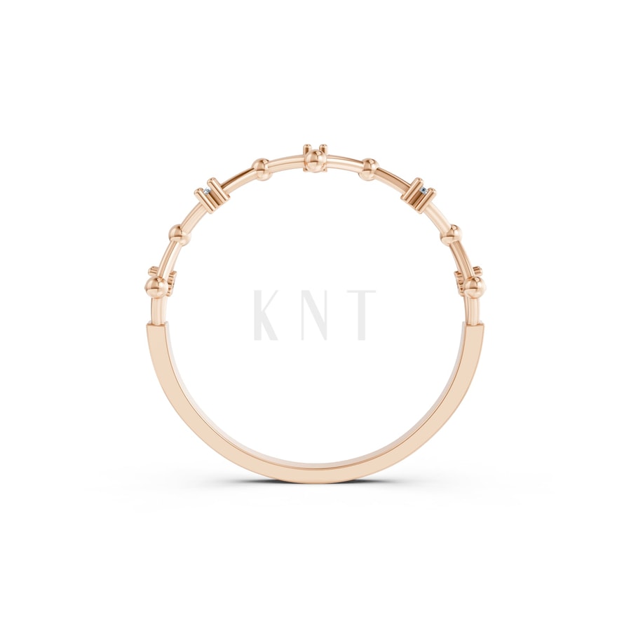 Nhẫn Nữ EURO Style – RNN44 vàng hồng Rose Gold vàng đẹp, kiểu dáng trẻ trung, độc đáo