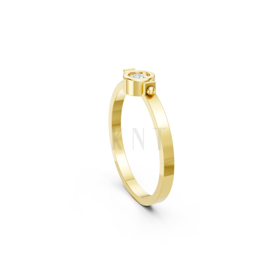 Nhẫn Nữ EURO Style – RNN47 Vàng Gold thiết kế phá cách, sang trọng