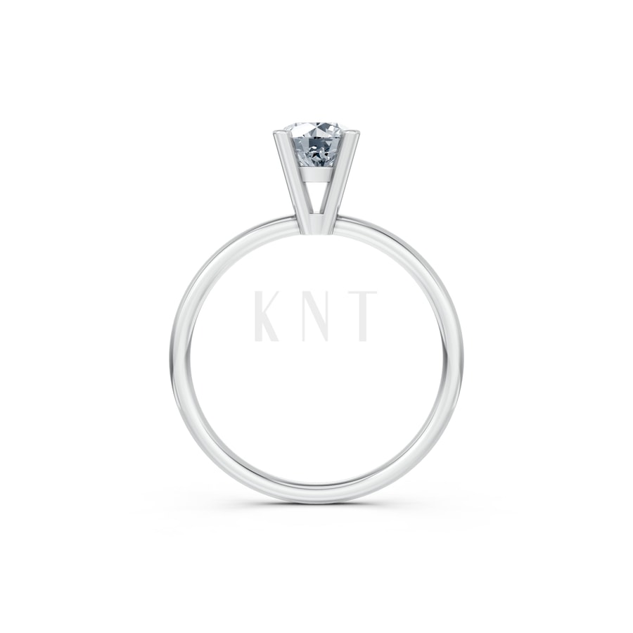 Nhẫn Nữ EURO Style – RNN48 vàng trắng White Gold kiểu dáng cá tính, hiện đại