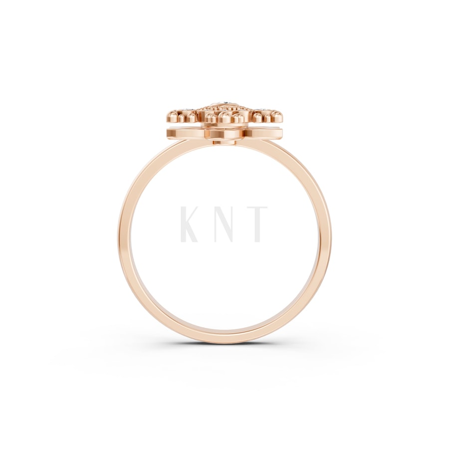 NHẪN NỮ EURO STYLE – RNN62 vàng hồng Rose Gold phong cách trẻ trung, nổi bật