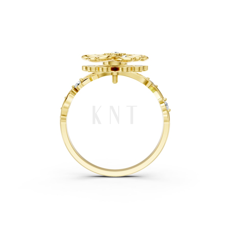 NHẪN NỮ EURO STYLE – RNN63 Vàng Gold vàng 10K/14K/18K/607 cao cấp, thanh lịch