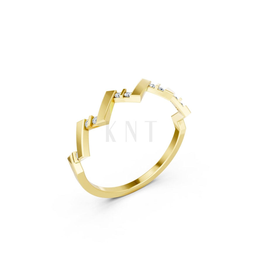 NHẪN NỮ EURO STYLE – RNN82 Vàng Gold thiết kế tinh tế, sang trọng