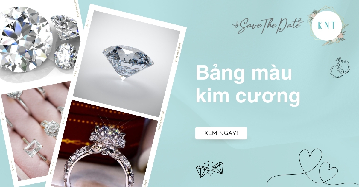 Bảng màu kim cương tự nhiên theo thang đo GIA và cách chọn