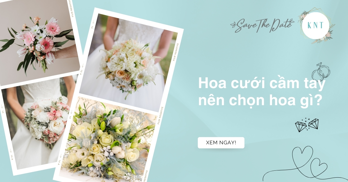 Hoa cưới cầm tay nên chọn hoa gì đẹp và ý nghĩa cho cô dâu?