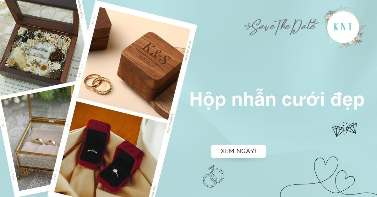 Hộp nhẫn cưới đẹp