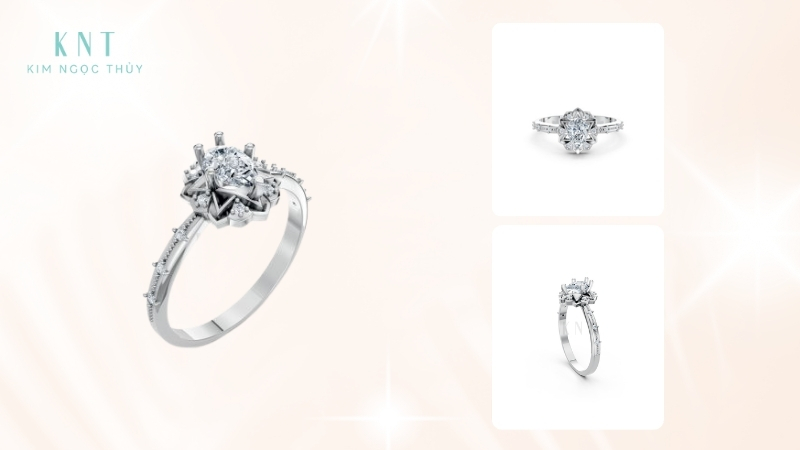 Nhẫn đính hôn WINTER R331