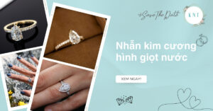 Top 7 nhẫn kim cương hình giọt nước hot nhất năm 2025