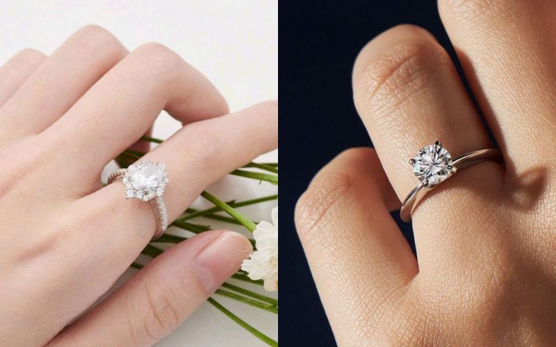 Nhẫn kim cương VVS1