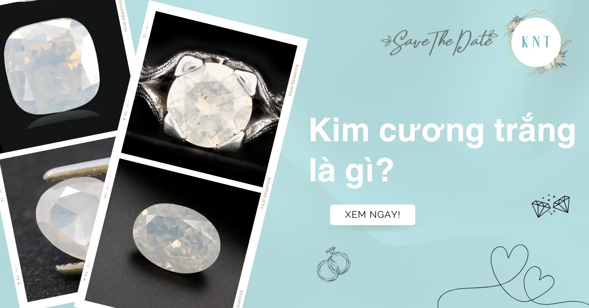 Kim cương trắng là gì? Phân biệt với kim cương không màu