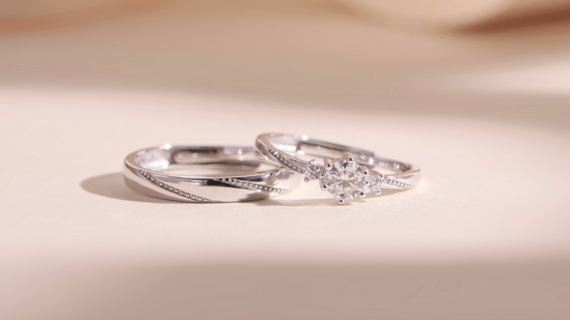 Nhẫn đôi thiết kế bản nhẫn phù hợp cho cặp đôi