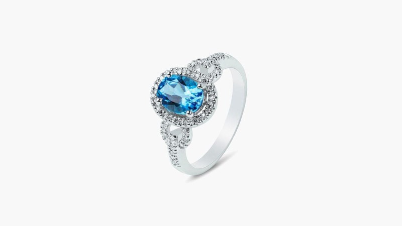 Đá ECZ màu xanh dương nổi bật và sang trọng